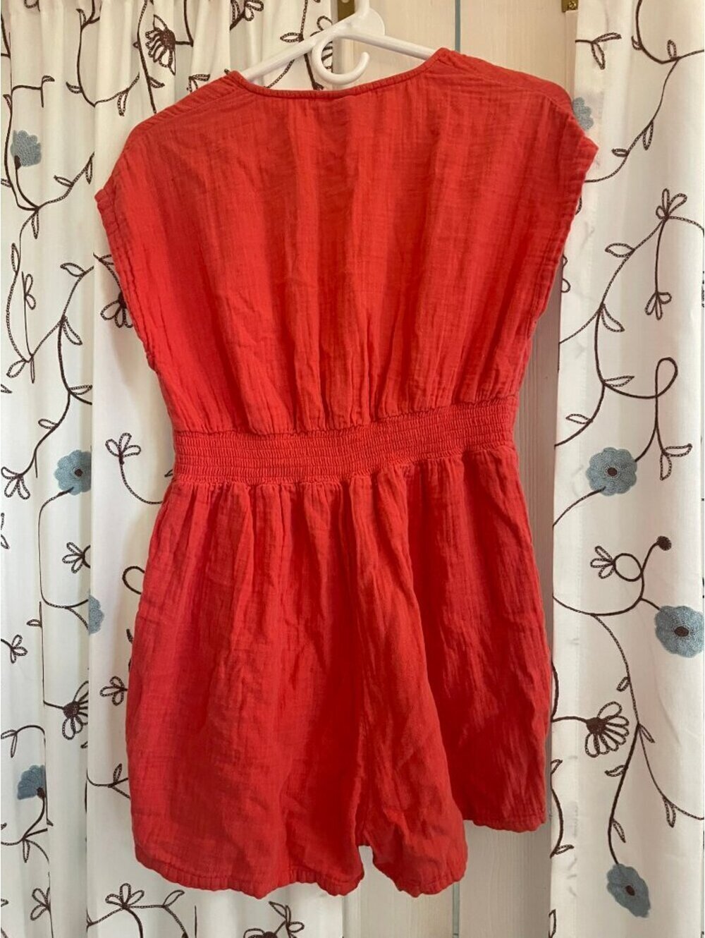 Universal Thread | Sz XS | Gauze Button Front Romper - Picture 5 of 8